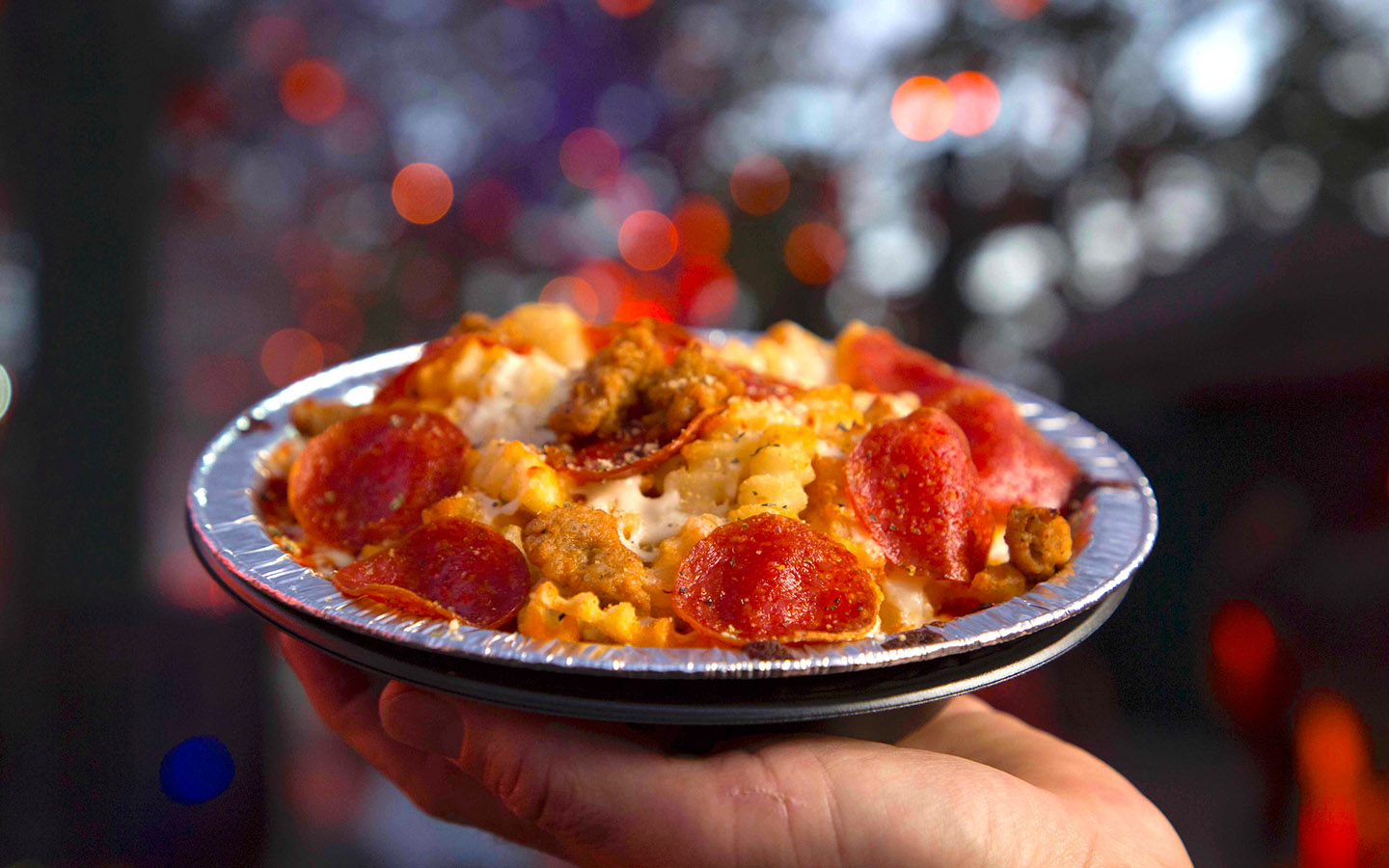 Pizza Fries at Universal's Halloween Horror Nights