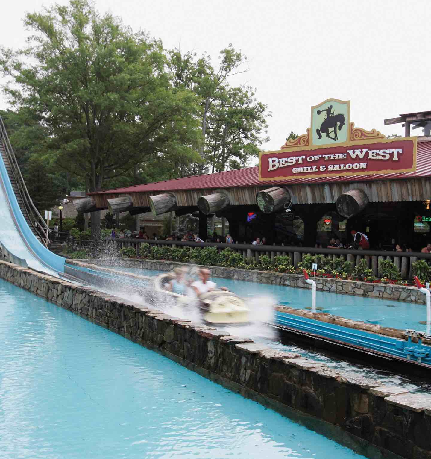 Saw Mill Log Flume, Six Flags Great Adventure
