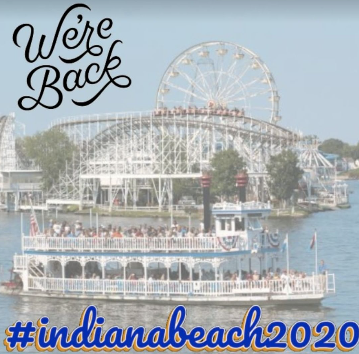 Indiana Beach's "We're Back" Instagram post