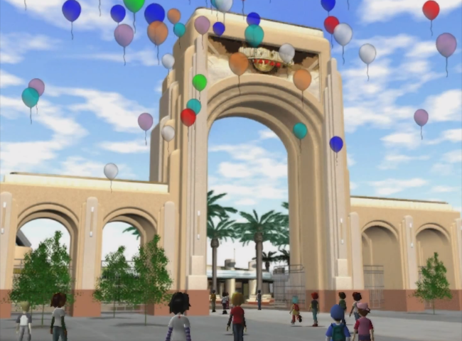 USJ Front Gates In-Game