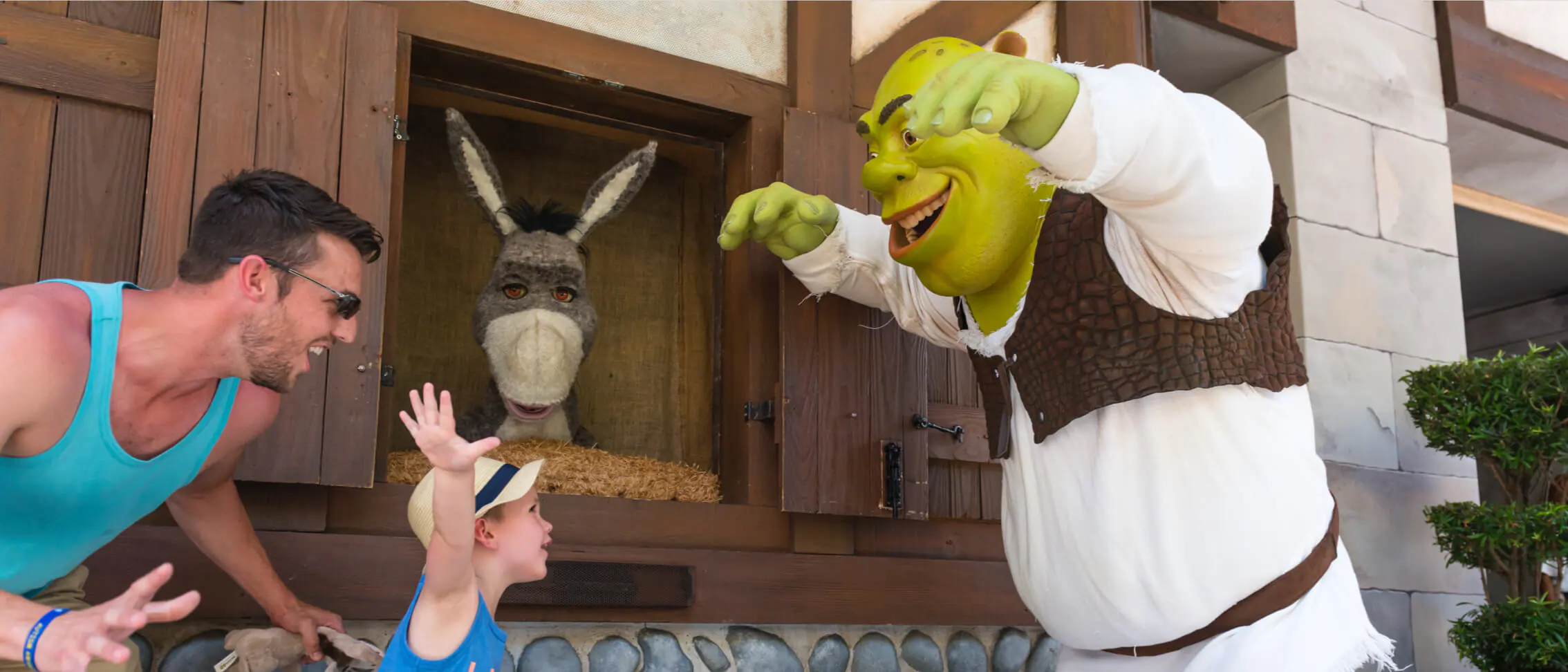Shrek and Donkey meet and greet, Universal
