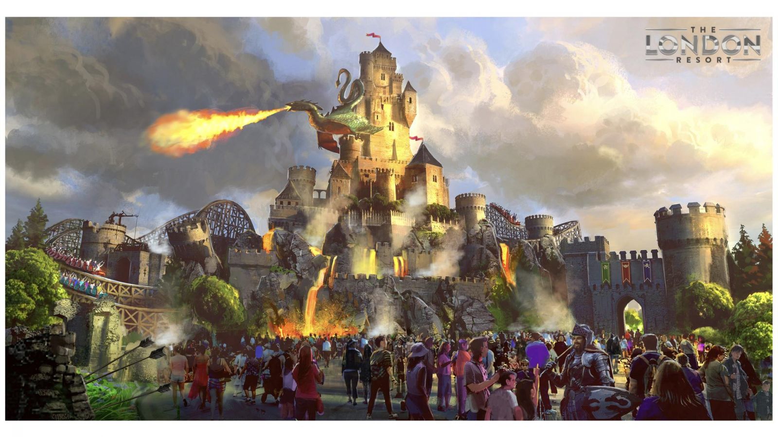 The Kingdom Land at The London Resort concept art
