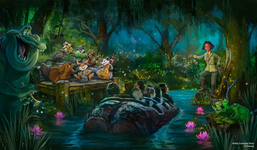 Tiana's Bayou Adventure, Disney