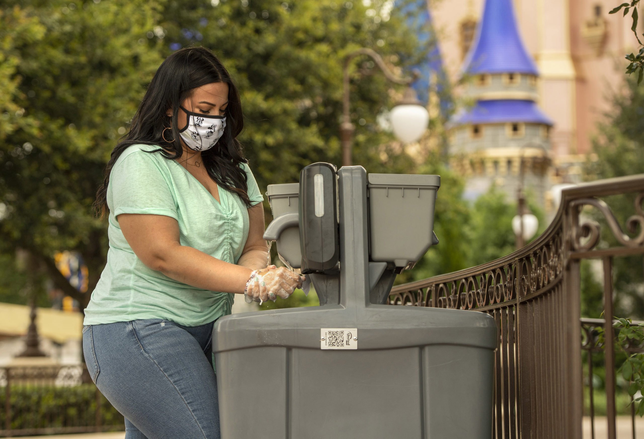 Hand washing station, Walt Disney World