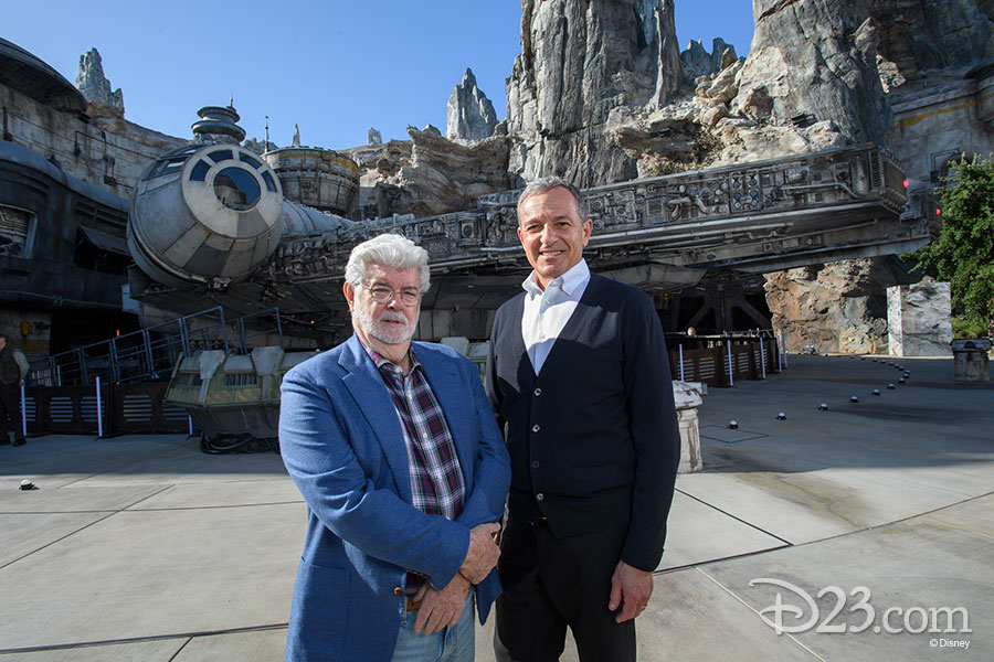 Bob Iger and George Lucas