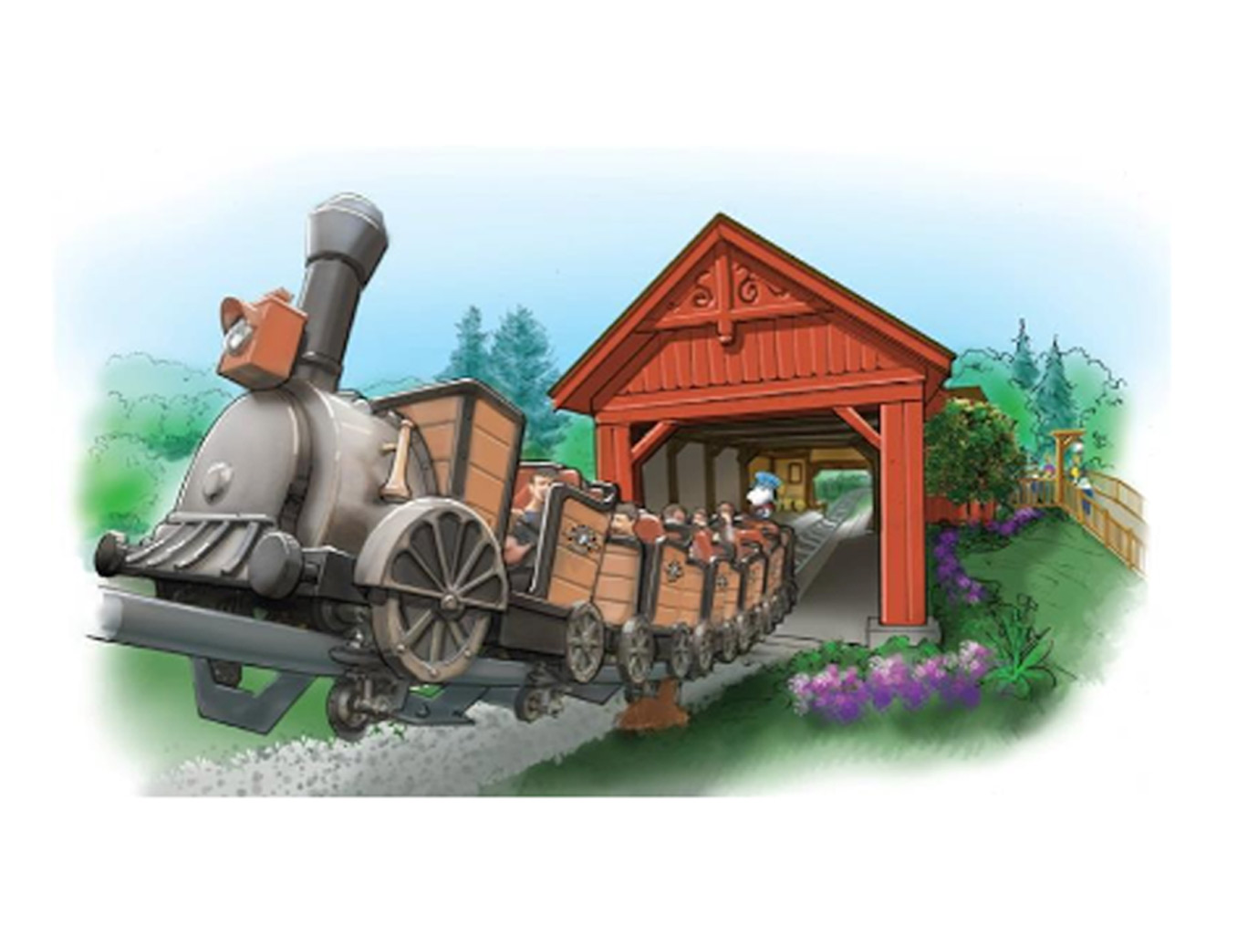 Snoopys Racing Railway