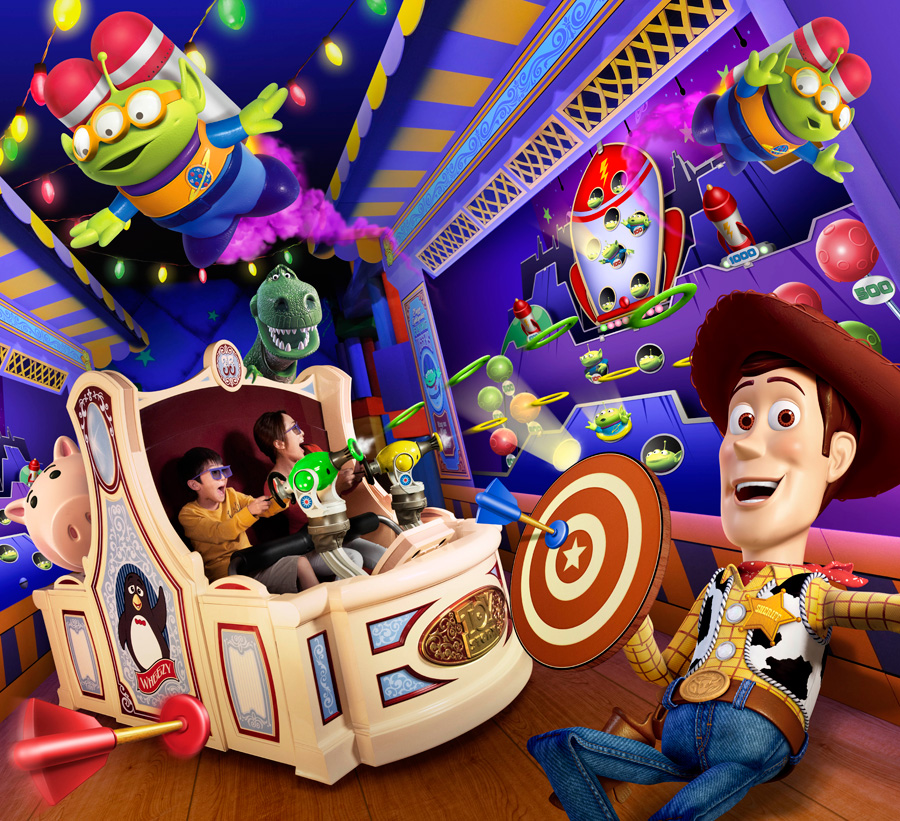 Toy Story Mania at Disney