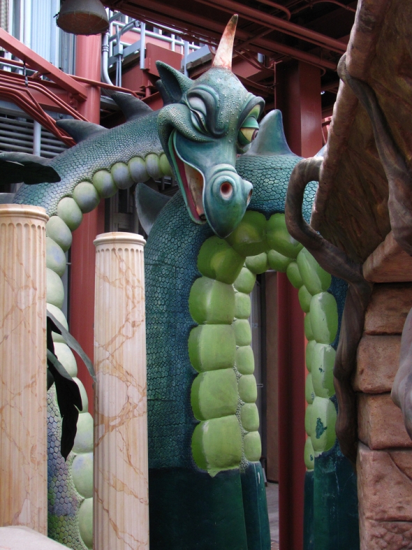 Sea monster from World of Motion at Disney's California Adventure