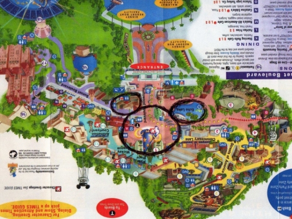 Hidden Mickey Map