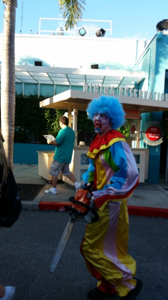 Clowns with chainsaws have to be some people's worst nightmare.