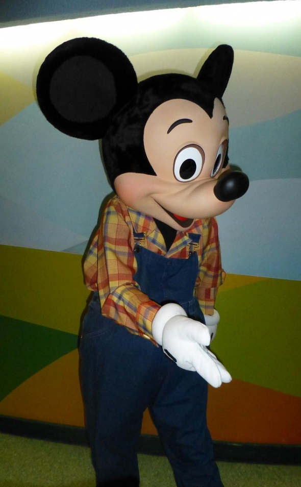 Mickey Mouse at Garden Grill