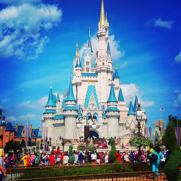 Cinderella Castle under blue sky