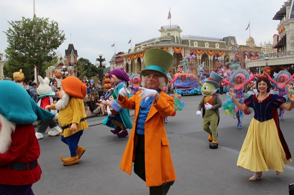Mad Hatter in a parade
