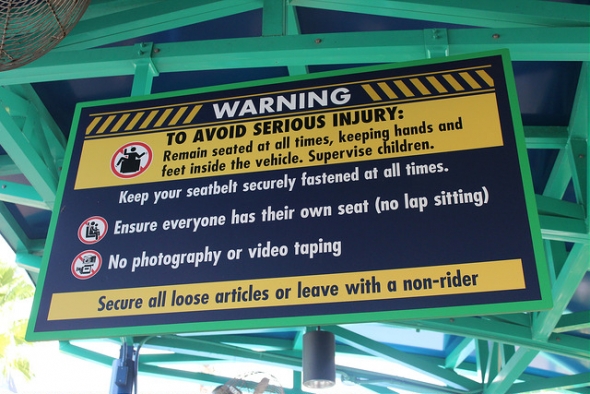 Disney Warning Sign