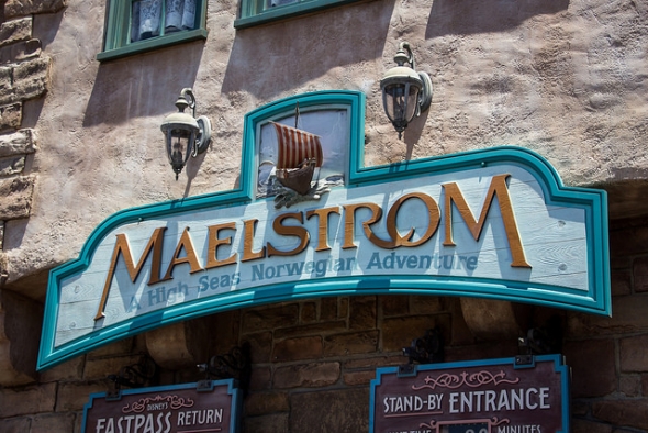 Maelstrom entrance sign