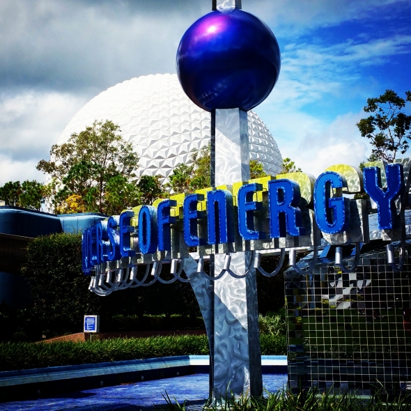 Epcot behind Universe of Energy