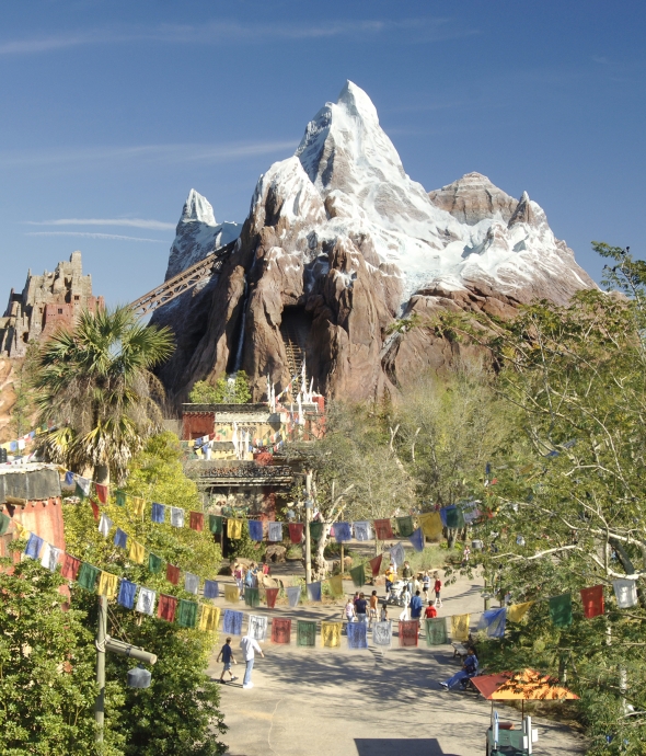 Expedition Everest from a distance