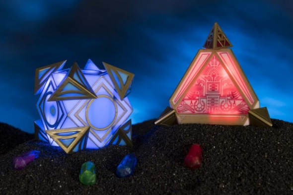 Holocrons that will be sold at Galaxy's Edge