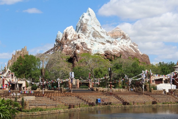 Expedition Everest during the daytime