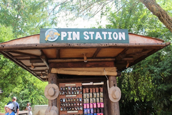 Pin Station at Animal Kingdom