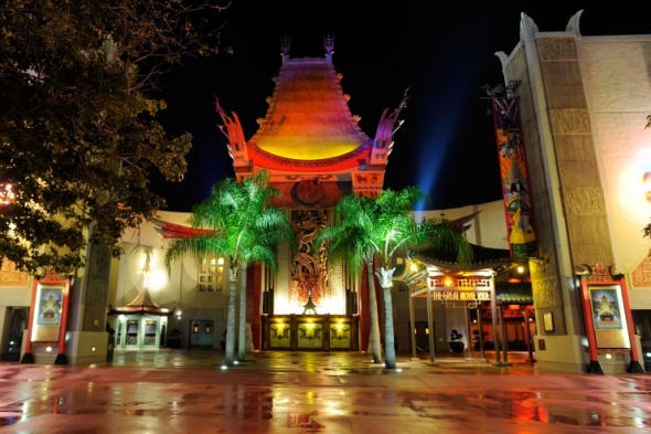 Great Movie Ride from the ground