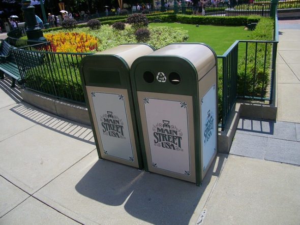 Disney trash cans