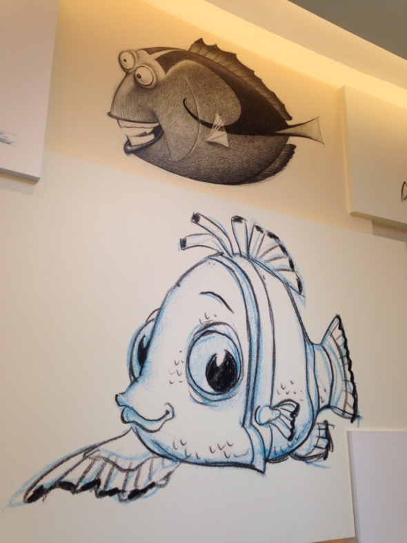 Nemo and Dory Sketches