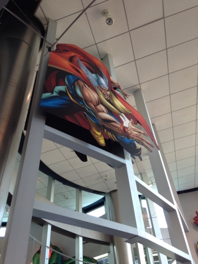 Thor in Captain America Diner