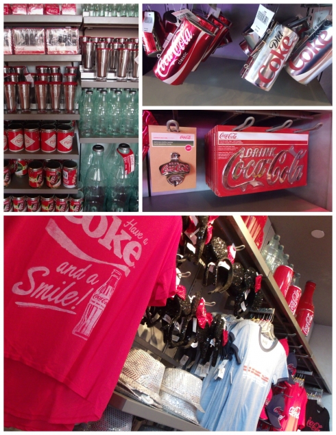 Coca-Cola items at Club Cool