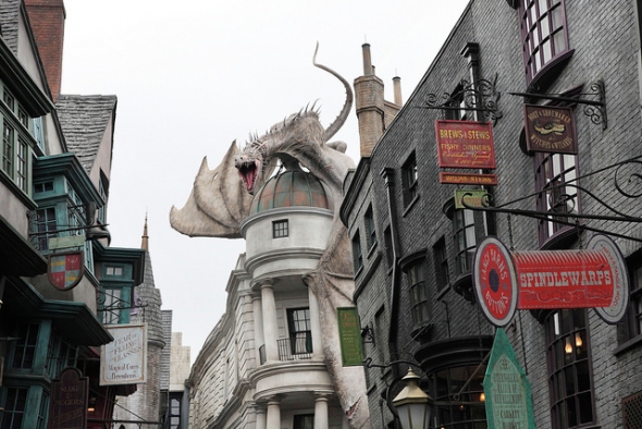 Diagon Alley at the Wizarding World of Harry Potter