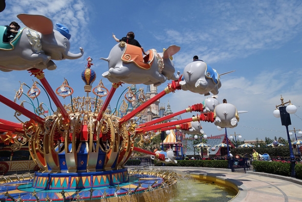 Dumbo the Flying Elephant at Shanghai Disneyland