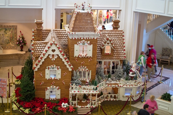 Gingerbread house at Disney's Grand Floridian Resort
