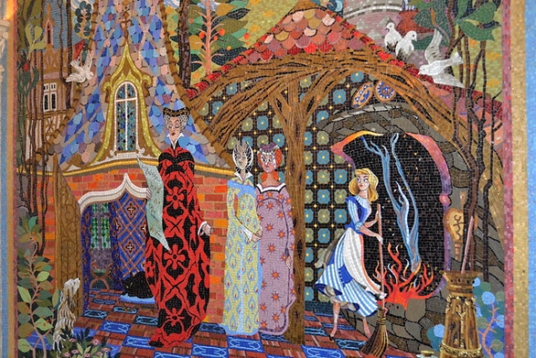 Cinderella Castle murals