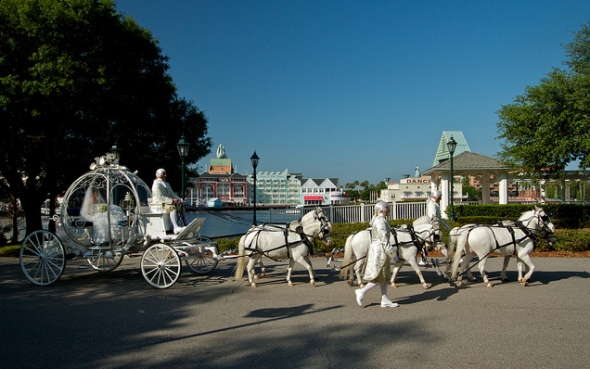 Wedding carriage at Walt Disney World Resort