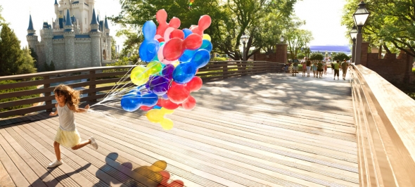 Balloons at the Magic Kingdom