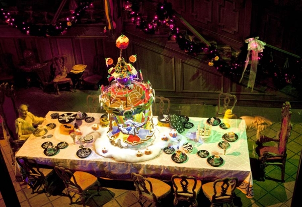 Haunted Mansion Disneyland ballroom