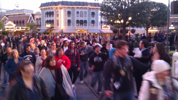 Main Street mass exodus following Parade
