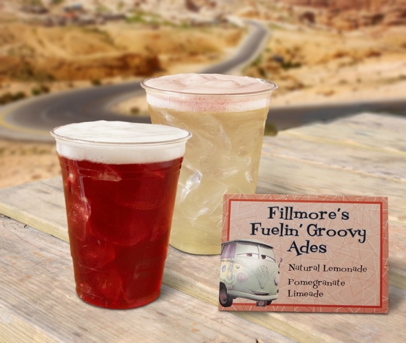 Cars Land Fillmore's Lemonade Beverages