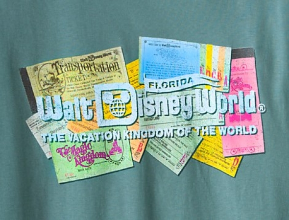 E Ticket Merchandise Disney tee shirt