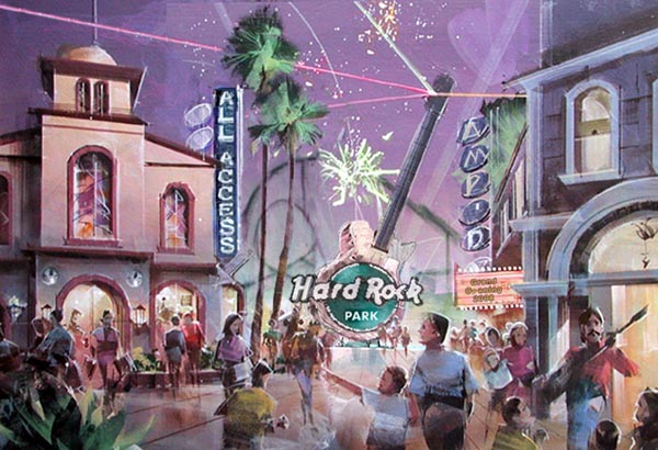 Details about   Hard Rock Park Rock and Roll Princess Picture Frame Amusement Park Rare 