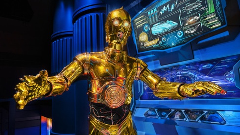 C3PO in Star Tours