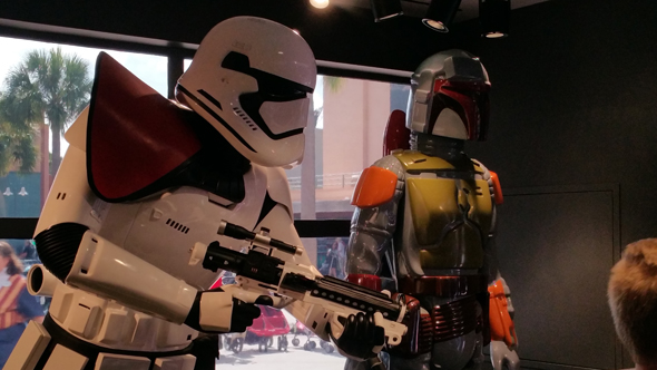 Stormtrooper and Boba Fett Replicas
