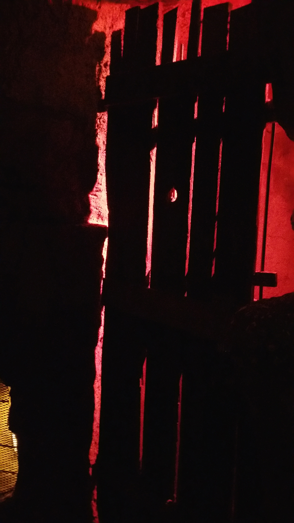 Red door in Injun Joe's Cave