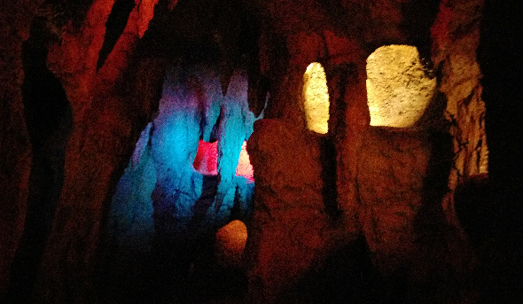 Injun Joe's Cave in Tom Sawyer Island