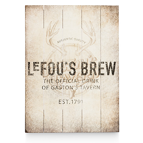 LeFou's Brew Wood Sign